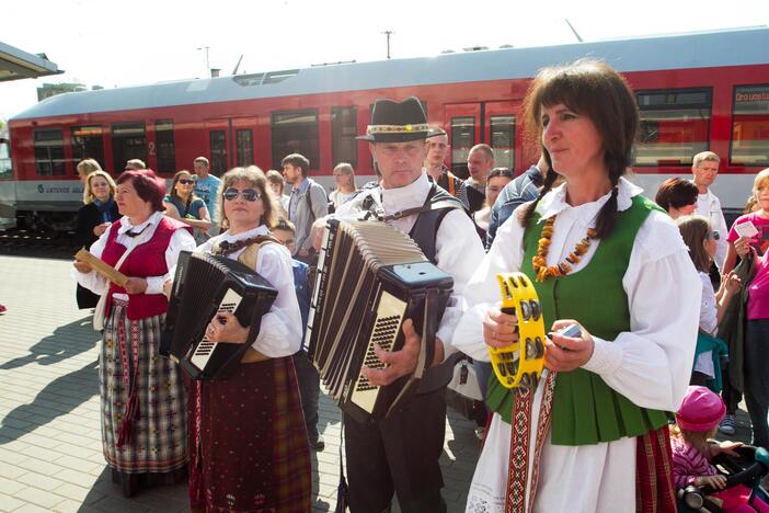 Trakų šventės dalyvių išlydėtuvės