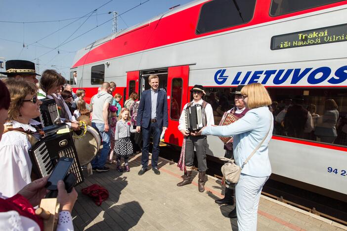 Trakų šventės dalyvių išlydėtuvės