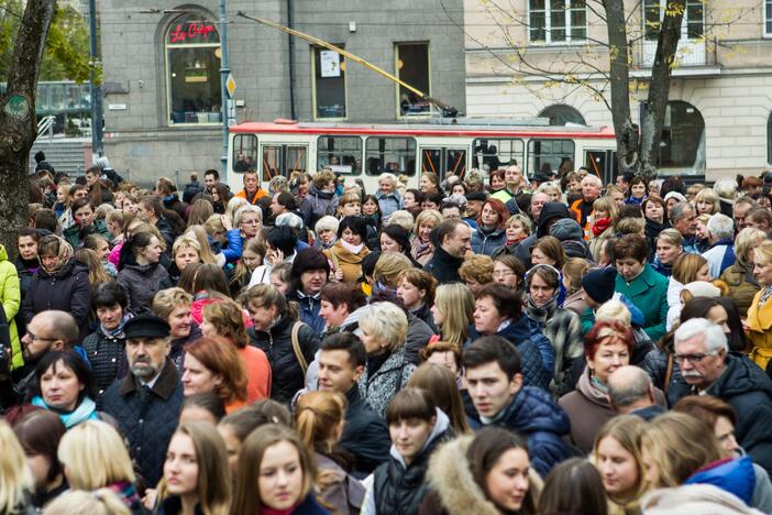 Tautinės mažumos vėl surengė protestą