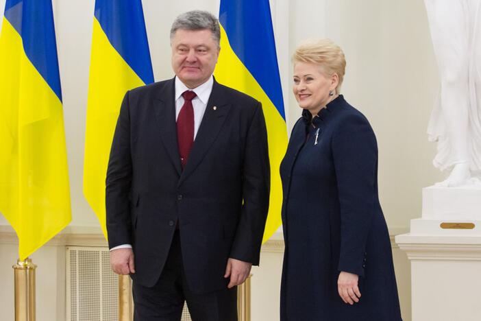 D. Grybauskaitė priėmė Ukrainos prezidentą