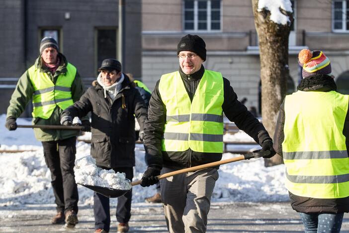 Kultūrinės spaudos atstovų protesto akcija