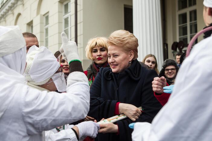 Užgavėnių šventė S. Daukanto aikštėje