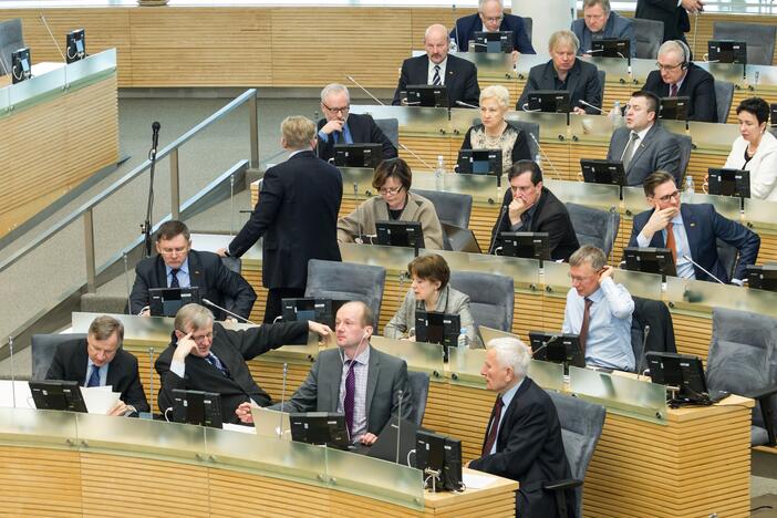 Seimas balsavo dėl interpeliacijos K. Trečiokui