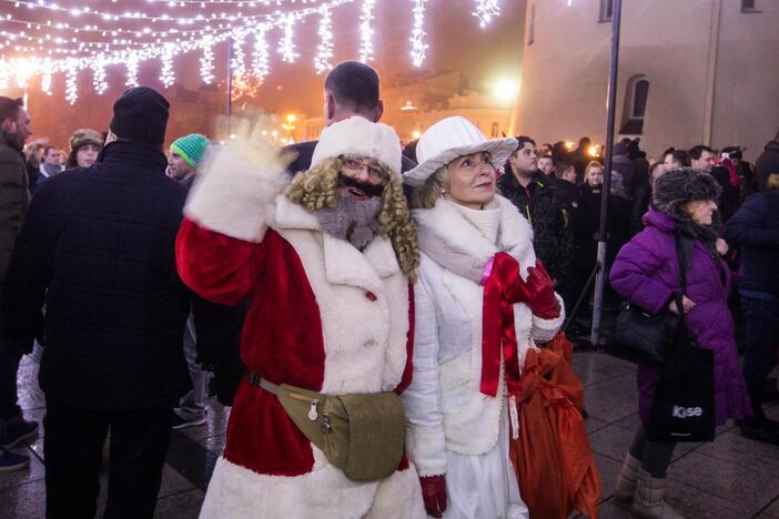 Vilnius pasitiko 2017-uosius