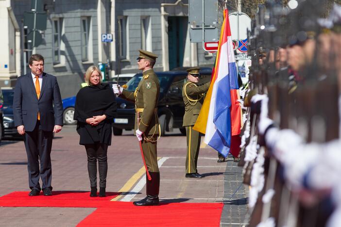 Lietuvoje vieši Nyderlandų gynybos ministrė