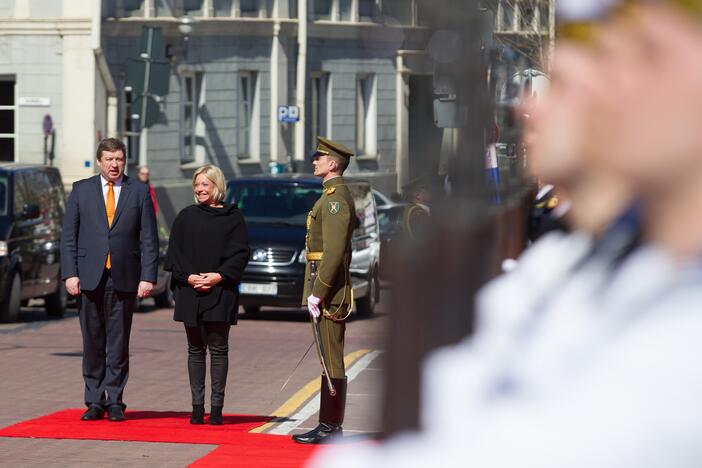 Lietuvoje vieši Nyderlandų gynybos ministrė