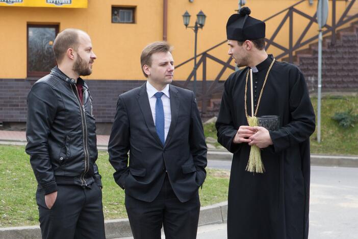 Vežėjai rinkosi į protesto akciją