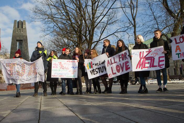 Prie Vyriausybės – akcija už homoseksualų teises