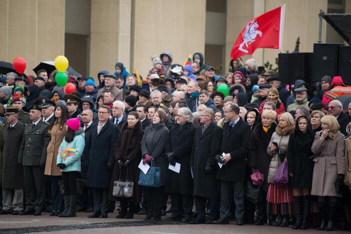 Vėliavų pakėlimo ceremonija Kovo 11-osios proga