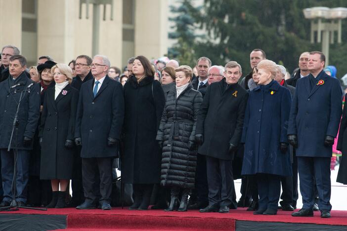 Vėliavų pakėlimo ceremonija Kovo 11-osios proga