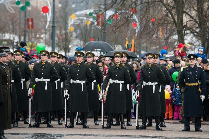 Vėliavų pakėlimo ceremonija Kovo 11-osios proga