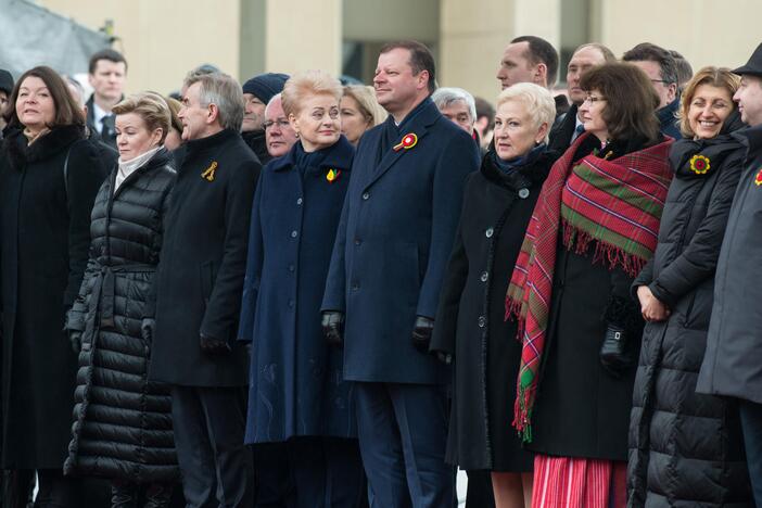 Vėliavų pakėlimo ceremonija Kovo 11-osios proga