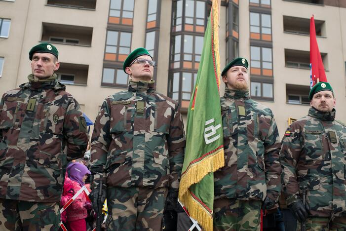 Vėliavų pakėlimo ceremonija Kovo 11-osios proga