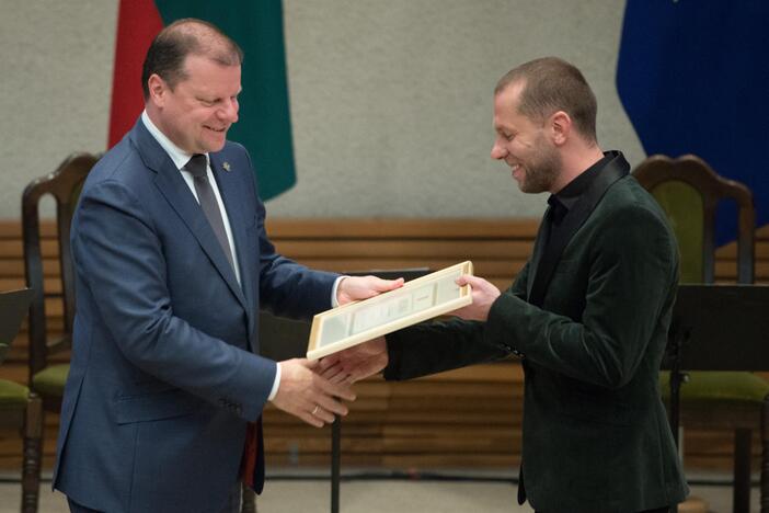 Vyriausybėje įteiktos kultūros ir meno premijos