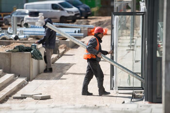 Neatpažįstamai pasikeitė vaizdas Rinktinės gatvėje