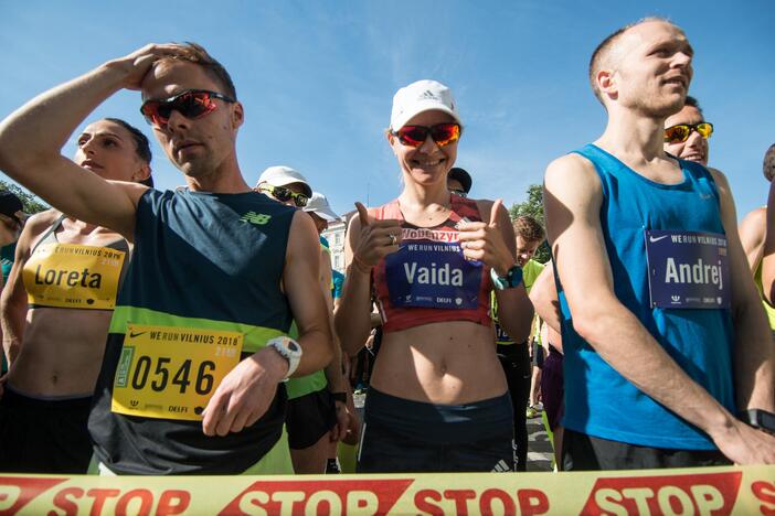 Vilniaus pusmaratonio bėgimas „We Run Vilnius“