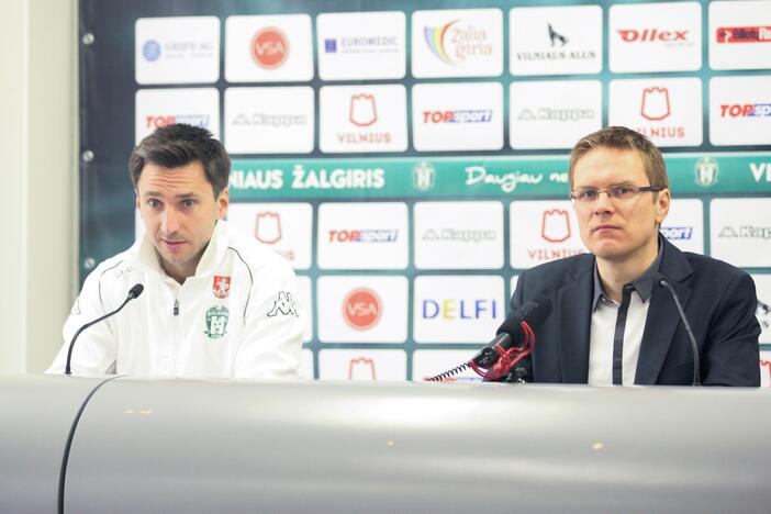 Vilniaus futbolo klubo „Žalgiris“ spaudos konferencija