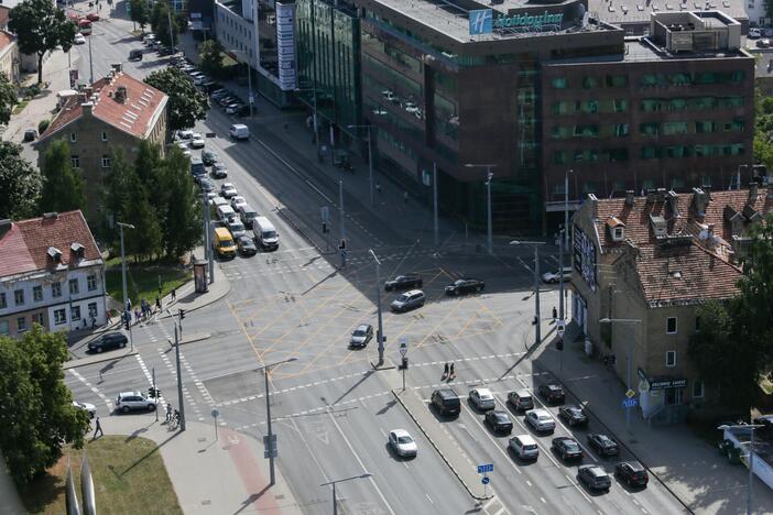 Naujas sankryžų ženklinimas sostinėje