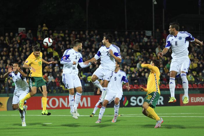 Europos futbolo čempionato atranka: Lietuva - San Marinas 2:1