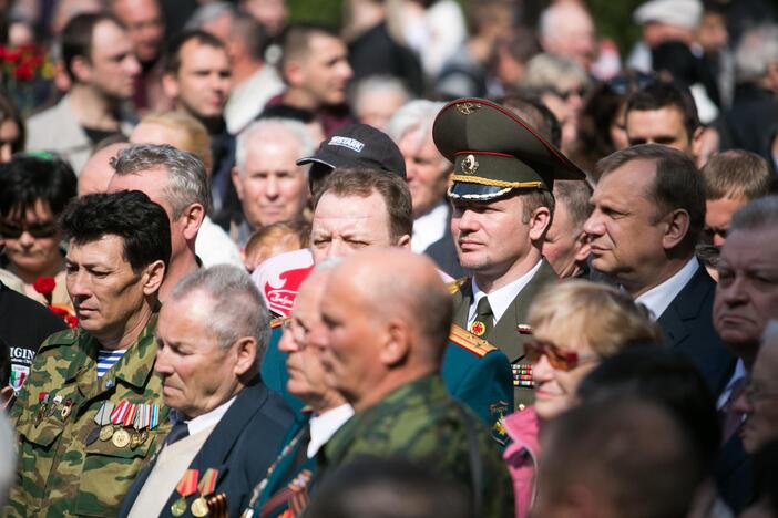 Vilniaus Antakalnio kapinėse tradiciškai paminėta Pergalės diena