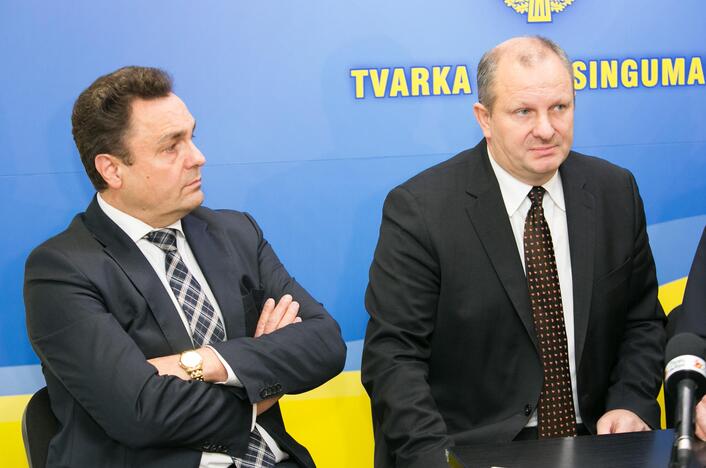 Partijos „Tvarka ir teisingumas“ spaudos konferencija