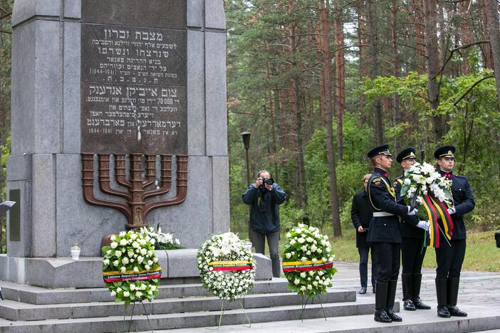 Paneriuose pagerbtos žydų genocido aukos