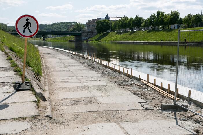 Naujas Neries krantinių tvarkymo etapas