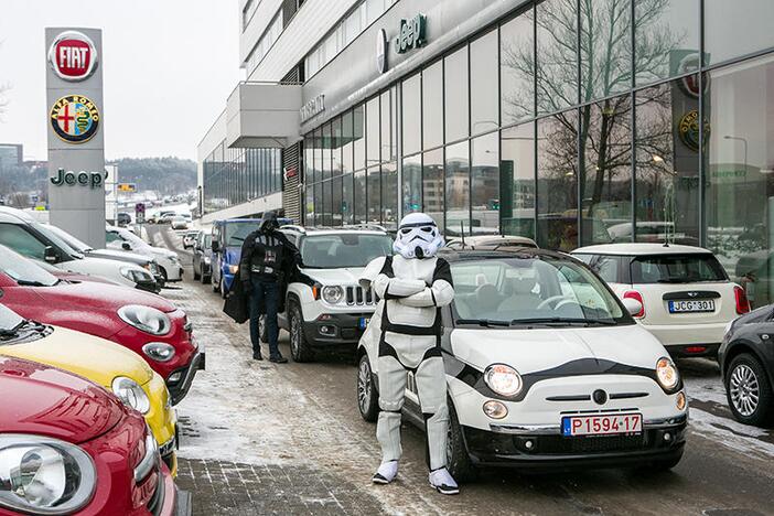 Vilniaus gatvėse blaškėsi „Žvaigždžių karų“ herojai