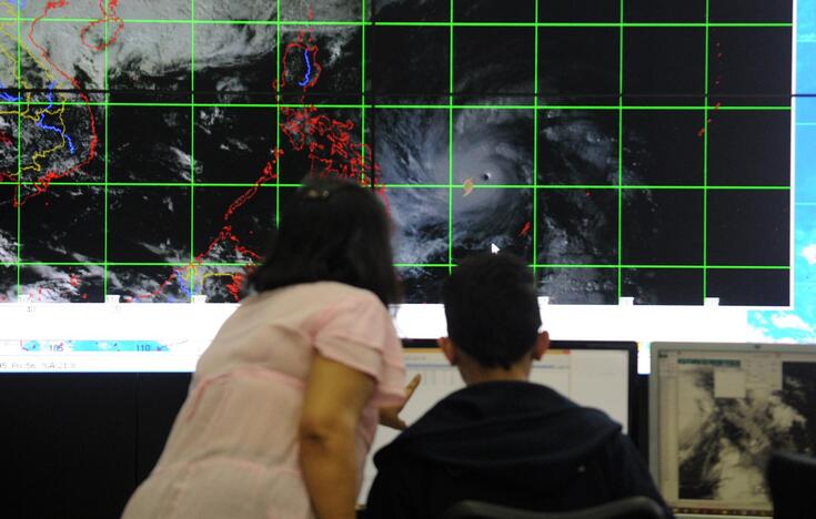 Filipinai ruošiasi supertaifūnui „Haiyan“