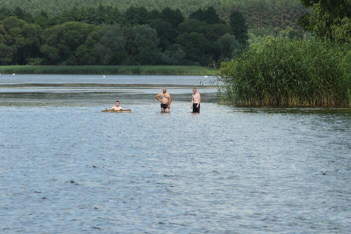 Apgaulinga Kauno marių ramybė