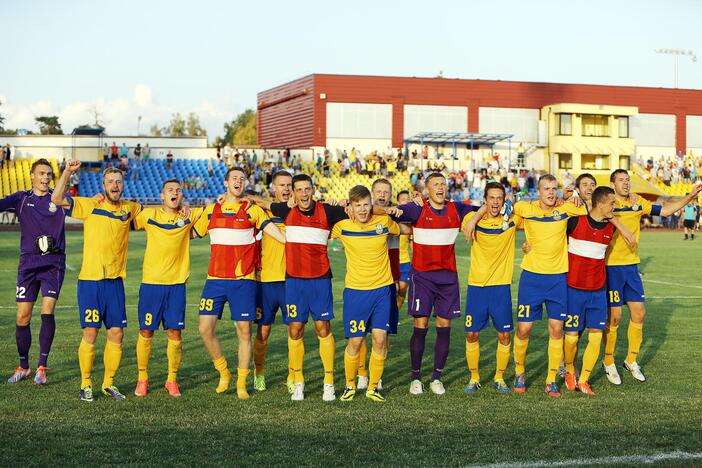 Klaipėdos "Atlanto" futbolininkai.