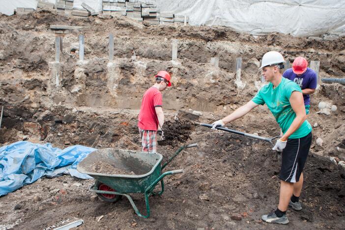 Archeologai Kauno senamiestyje