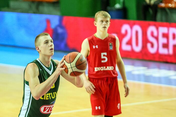 Europos U-16 krepšinio čempionatas: Lietuva-Anglija