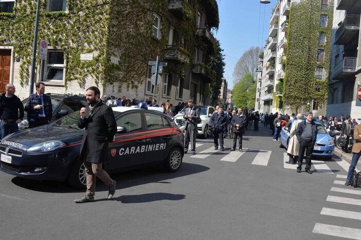 Šaudynės Milano teisme