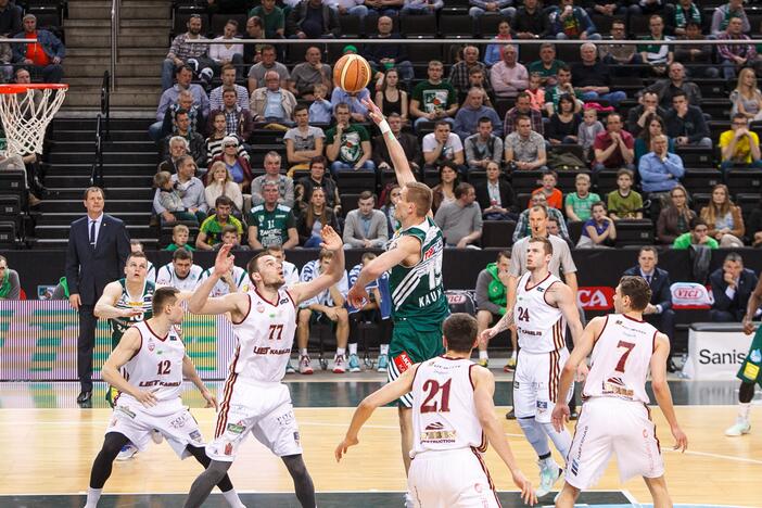 LKL rungtynės "Žalgiris - Lietkabelis"