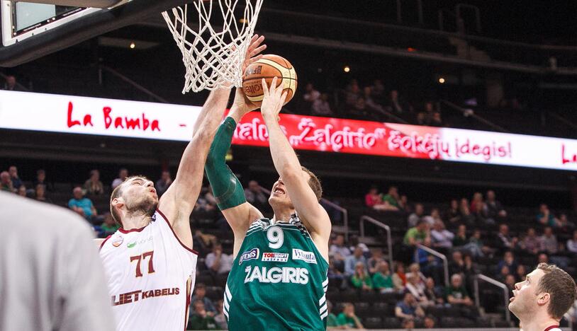 LKL rungtynės "Žalgiris - Lietkabelis"