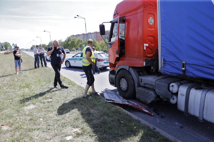 Avarija Šilutės ir Smiltelės gatvių sankryžoje