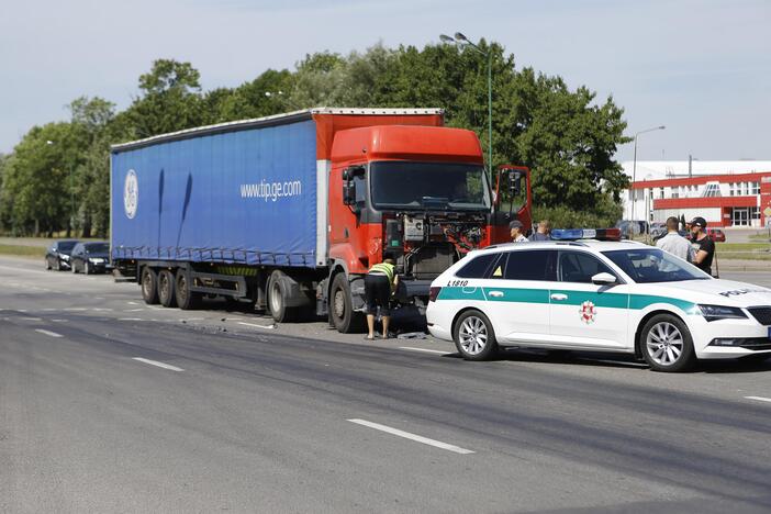 Avarija Šilutės ir Smiltelės gatvių sankryžoje