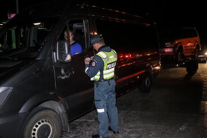 Naktinis policijos reidas Klaipėdoje