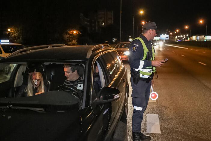 Naktinis policijos reidas Klaipėdoje