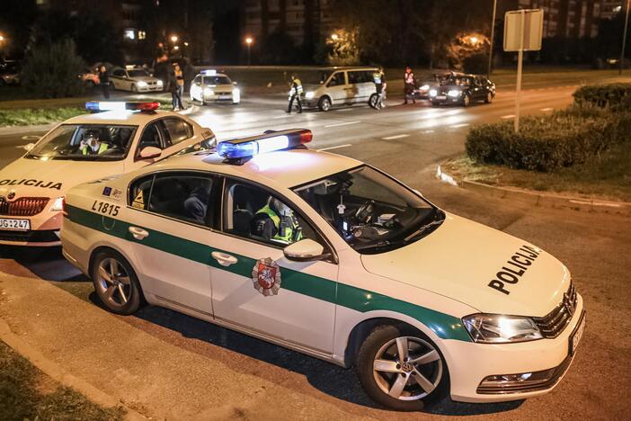 Naktinis policijos reidas Klaipėdoje