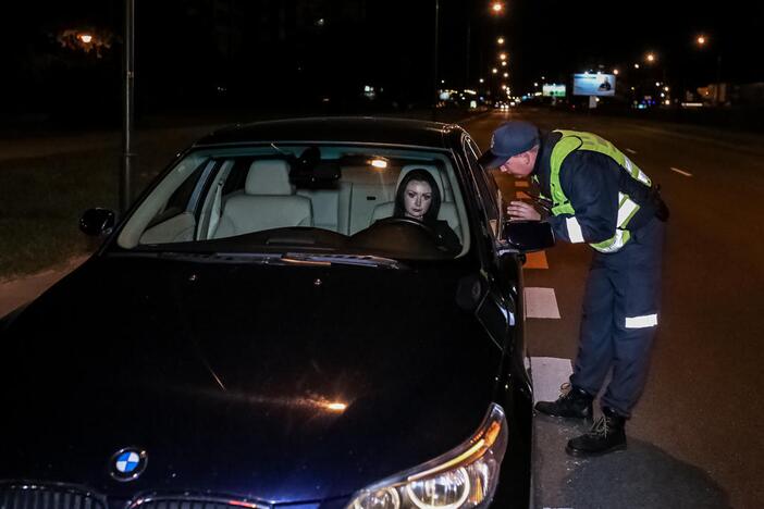 Naktinis policijos reidas Klaipėdoje