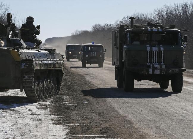 Ukrainos pajėgos palieka Debalcevę