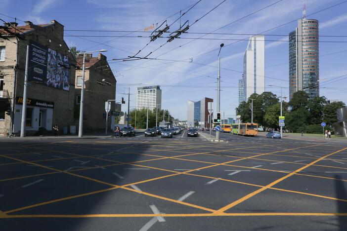 Naujas sankryžų ženklinimas sostinėje