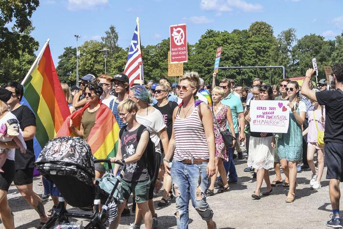 Helsinkyje – protestai prieš D. Trumpą ir V. Putiną