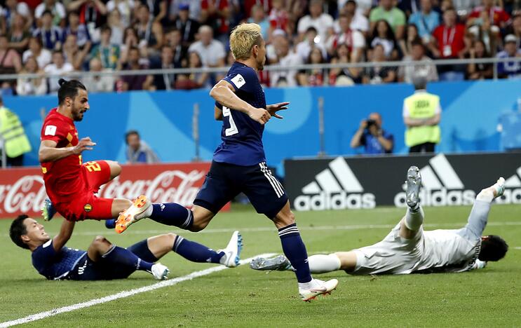 Pasaulio futbolo čempionato aštuntfinalis: Belgija – Japonija