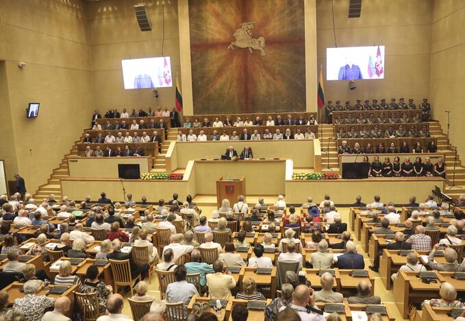 Seimas paminėjo Sąjūdžio trisdešimtmetį