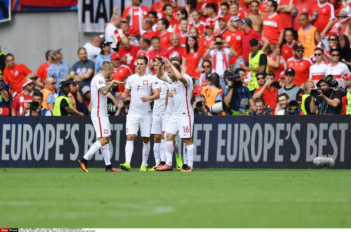 Euro 2016: Lenkija – Šveicarija 5:4