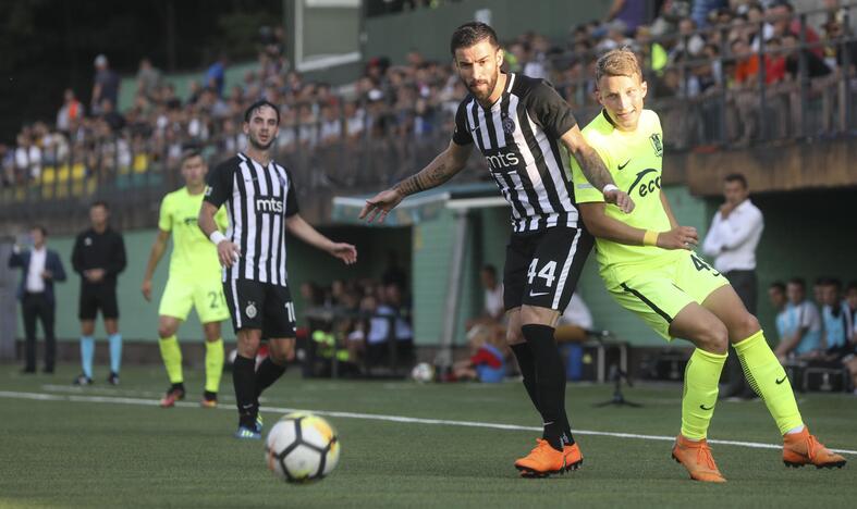 UEFA Europos lygos atranka: „Trakai“ - „Partizan“ 1:1