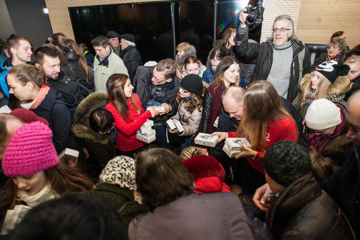 Vilniečių sutikimas Kauno autobusų stotyje